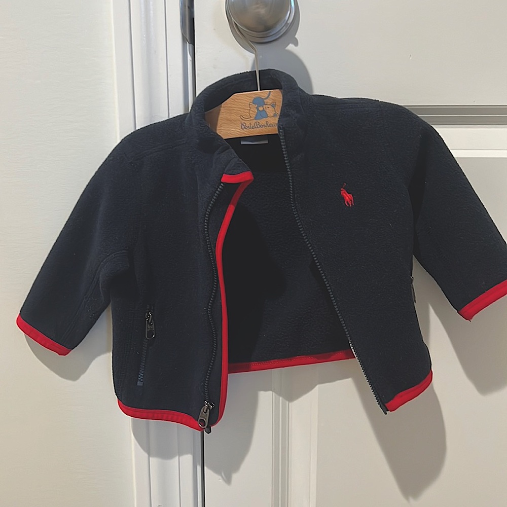 Baby Ralph Lauren fleece jacket.